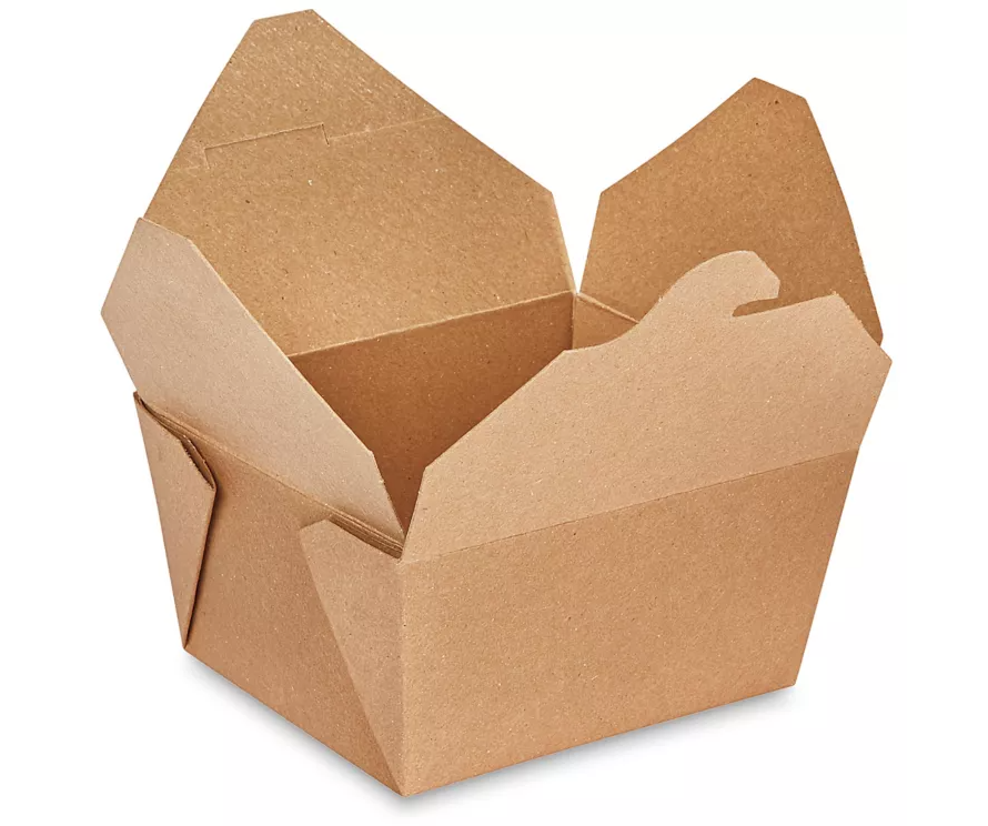 BX1 | #1 - KRAFT ECO COMPOSTABLE- 4⅓ x 3 ½ x 2 ½