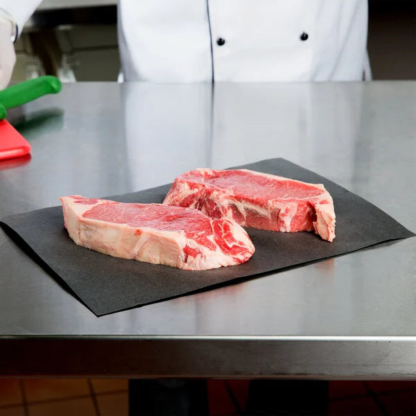GP-BLK-912 | Steak Paper - Black - 9"x12"