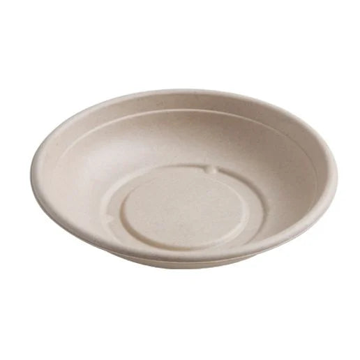 BB-R-24 | Bagasse Round Bowl 24oz - Brown