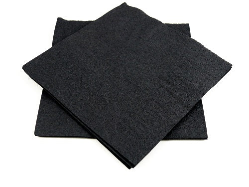 NP-BV2P-BK | Napkin Beverage 2ply Black
