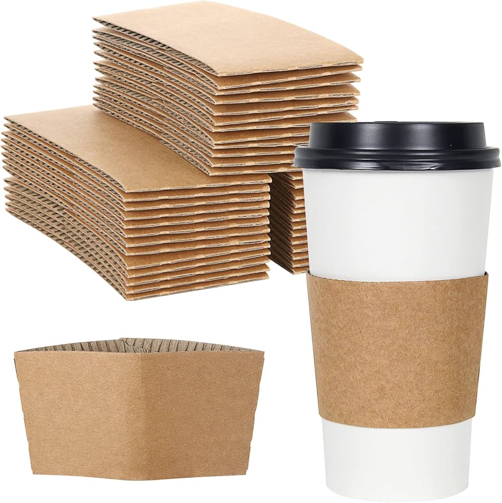 SL-90K| KRAFT Coffee cup Sleeves- All Sizes