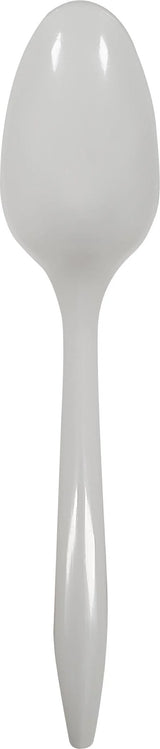 CUT2-SPR | Plastic Spoon- White - Bulk (Regular)