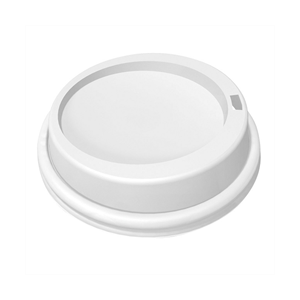 LID-D-90W | Dome Sip LID- coffee cup WHITE