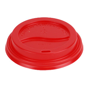 LID-RED | Dome Sip LID- coffee cup RED
