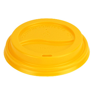 LID-YEL | Dome Sip LID- coffee cup YELLOW