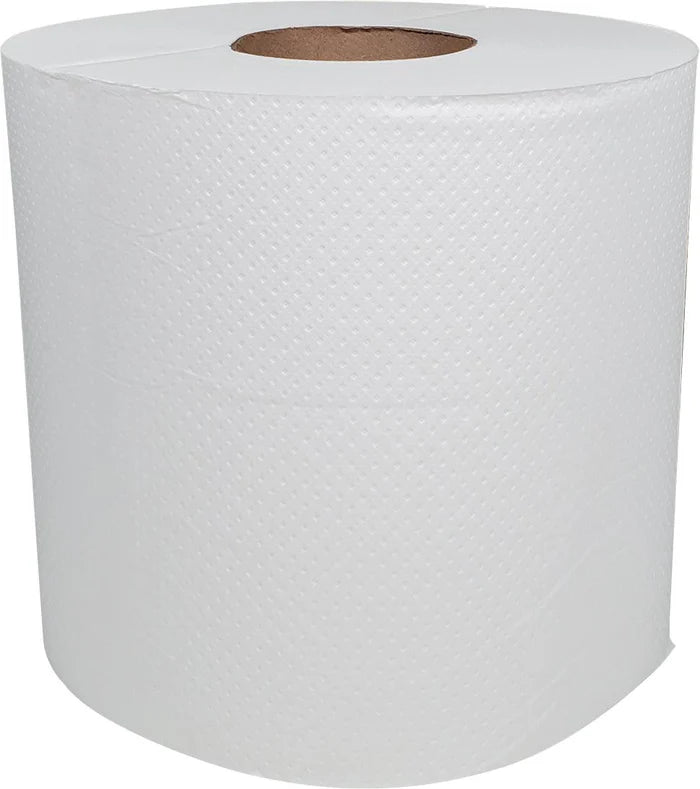 T-HWT600W |  White Paper Roll Towel - 600' - HWT600W