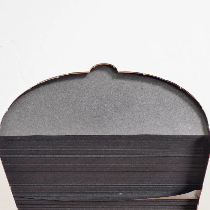 GP-BLK-912 | Steak Paper - Black - 9"x12"