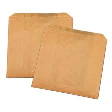 SAC-KJUMBO | Bag Greaseprf Kraft 6x2x9. DD30